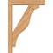 Ekena Millwork Funston Block Smooth Bracket w/ Offset Brace, Western Red Cedar, 5 1/2"W x 28"D x 40"H BKT0604X28X40FST05SWR - alternate 3